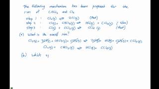 146 Proposing a Mechanism Example 3 Part A [upl. by Olnee]