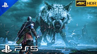 PS5 God of War Ragnarok  Kratos vs Fenrir  Realistic ULTRA Graphics Gameplay 4K 60FPS HDR [upl. by Lertnek213]