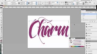 3D Typography Effect in InDesign [upl. by Fernyak983]