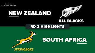 The Rugby Championship 2023  New Zealand v South Africa  Rd 2 Highlights [upl. by Carmon942]