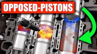 Opposed Piston Diesel Engines Are Crazy Efficient [upl. by Nnasor341]