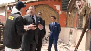 Marrakech le roi Mohammed VI sur les lieux de lattentat [upl. by Elmore]