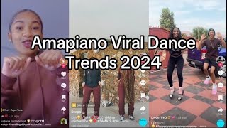 Best of Amapiano viral TikTok dance challenges  2024 🥵🔥😍 tiktok amapiano trending viral l [upl. by Dart]