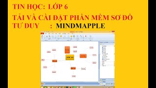 HƯỚNG DẪN TẢI VÀ CÀI ĐẶT PHẦN MỀM MINDMAPPLE tinhoc 6 mindmapple phanmem [upl. by Ahsinut]