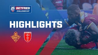 Highlights  Huddersfield Giants v Hull KR  Betfred Challenge Cup SemiFinal [upl. by Zitella]