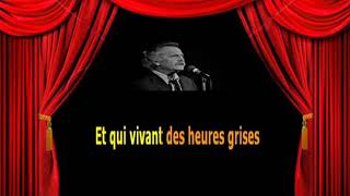 Karaoké Georges Brassens Les passantes [upl. by Annette]