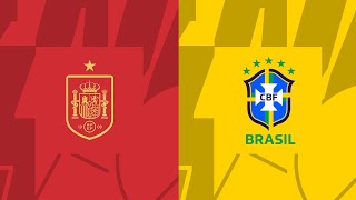 ESPAGNE vs BRESIL  INTERNATIONAL FRIENDLY 2024  Full Match  Efootball Prediction [upl. by Zaneta70]