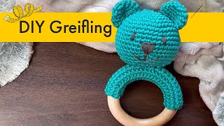 DIY Greifling mit Vlieseline Dekowatte [upl. by Haldas]