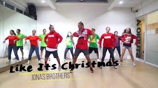 Like its Christmas by JONAS BROTHERS Zumba by LiveLoveParty [upl. by Llenehc]