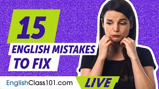 15 Common English Mistakes and how to fix them [upl. by Isla]