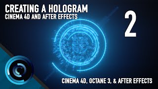 Creating a Hologram in Cinema 4D and After Effects  Part 2 SWEEPS [upl. by Ibby]