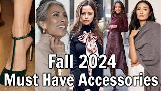 Trending Fashion Accessories For Fall 2024 72 Ways To Style Them [upl. by Nibas]