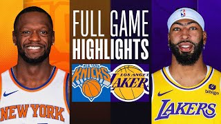 KNICKS at LAKERS  FULL GAME HIGHLIGHTS  December 18 2023 [upl. by Acinhoj]