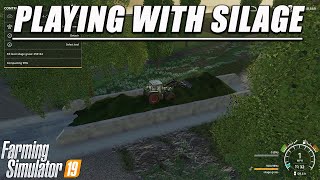 WORKING ON SILAGE BUNKER SILO FARMING SIMULATOR 19  ISCHIA FARM 9  LETS PLAY [upl. by Eerak492]