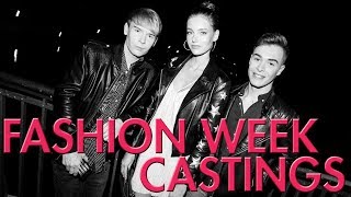 Céline im Fashion Week Casting Marathon  GNTM 2017 Gewinnerin [upl. by Erimahs207]