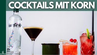 4 Cocktails mit KORN 🎉 Schnell  Einfach [upl. by Masuh]