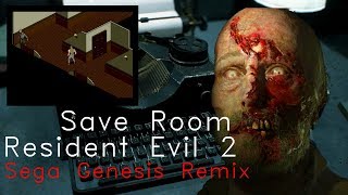 Resident Evil 2  Save Room Sega Genesis Extended Remix [upl. by Olympe]