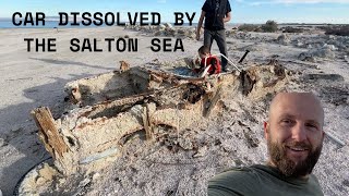 CAR DISSOLVED BY SALTON SEA  1950s Manza [upl. by Goober]