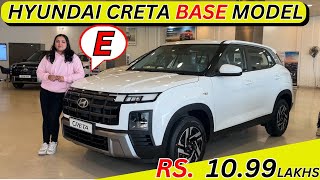 Hyundai Creta Base Model E Diesel Variant  New Creta 2024 Base Detailed Video  hyundaicreta [upl. by Stefanac]