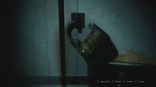 RESIDENT EVIL 2 Shower Room Dial Lock Code [upl. by Inatirb]