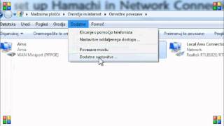 How to set up Hamachi in Network Connections Windows 7 [upl. by Camey]