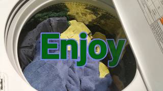 Washing maching with no agitator full cycle in 6 minuets DOES IT CLEAN [upl. by Malory]