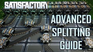 Satisfactory game Advanced splitting guide [upl. by Spohr]