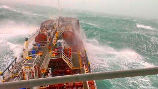 Warship  Heavy Sea Big Waves Storm Official Video [upl. by Namqul862]