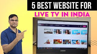 Hindi How to watch LIVE TV on Laptop FREE and PAID  best website to watch LIVE TV channels on PC [upl. by Llieno720]