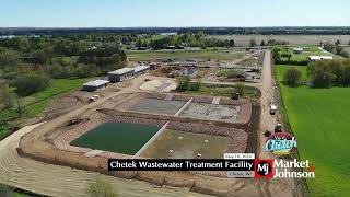 Chetek Wastewater Treatment Facility Aerial 51024 [upl. by Maxy]