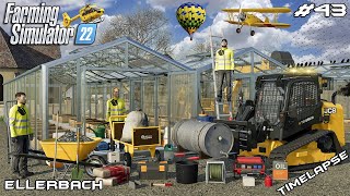 EXPANDING FARM  BUILDING 4 GREENHOUSES with kedex  Ellerbach  Farming Simulator 22  Episode 43 [upl. by Blondell]