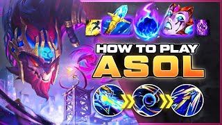 HOW TO PLAY AURELION SOL SEASON 14  NEW Build amp Runes  Season 14 Asol guide  League of Legends [upl. by Lewls517]