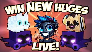 Giving NEW HUGES and MORE to Viewers LIVE in Pet Simulator 99 [upl. by Syramad]