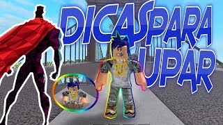 DICAS PARA UPAR RAPIDAMENTE Super Power Training Simulator [upl. by Eiuqnimod]