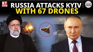 Russia Attacks Kyiv Overnight With 67 Iranian  Made Drones  World News  ET Now [upl. by Tisbee435]