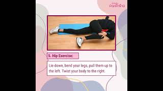 Pregnancy Exercise For Easy Delivery amp Shorter Labor Birth Preparation Exercises [upl. by Aydidey]