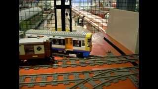 Lego London Underground Battery Loco amp London Overground Train [upl. by Sclar]