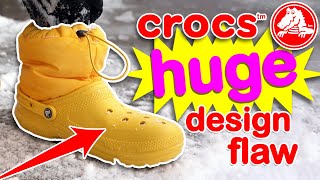 Crocs Embarrassingly Bad Boot Made to Sell You More Junk [upl. by Imehon]