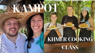 Pepper Tasting and Traditional Khmer Cooking Class in Kampot  Cambodia [upl. by Nednarb282]