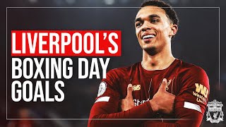 Christmas Goals BEST Boxing Day Strikes from Gerrard Salah Torres Trent amp more [upl. by Sarene700]