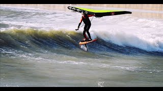 Session Wingfoil ensis sur lîle dOleron en mode Wingsurf [upl. by Hobard993]