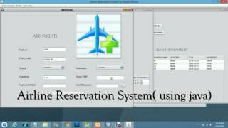 Airline Reservation System using java  CTmastermindsin [upl. by Zeralda377]