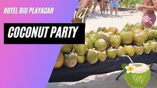 Hotel RIU Playacar Coconut Party 2023 Playa del Carmen [upl. by Alissa]