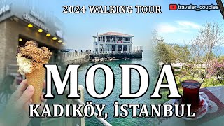 Moda Kadiköy İstanbul 2024 Walking Tour 23 🇹🇷 [upl. by Mehsah]