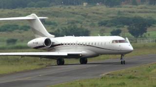 Global Express  PPVDR  Landing  AmaraisSDAM [upl. by Doownil908]