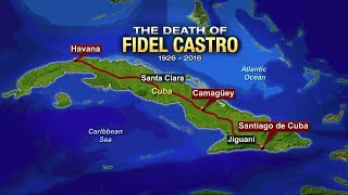 Santiago de Cuba prepares for Fidel Castros remains [upl. by Otilrac]