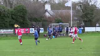 Action from Crumlin Utds clash with Larne Olympic in the intermediate cup 20124 [upl. by Neelya]