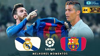 O DUELO HISTÓRICO DE MESSI VS CR7 QUE CALOU A TODOS NO SANTIAGO BERNABÉU [upl. by Lidstone487]