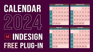 Design Calendar in a Single Click  InDesign Free Plugin Explained calendar indesign design [upl. by Lashondra]