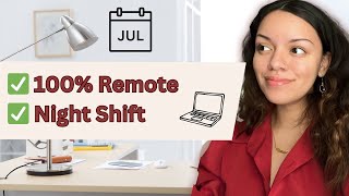 Remote OVERNIGHT jobs amp companies to keep an eye on WFH Night Shift [upl. by Sadira]